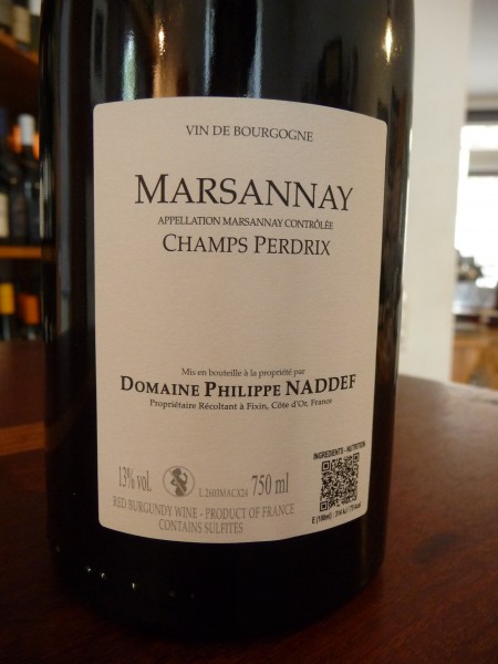 Marsannay "Champs Perdrix" 2024